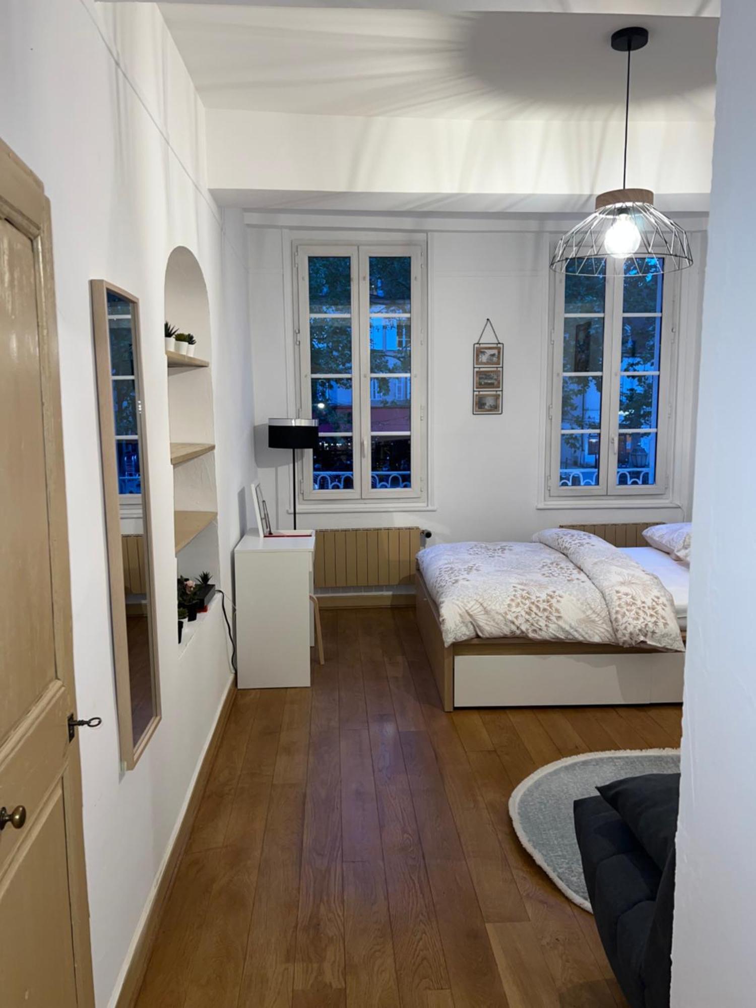 Appartement Dijon Le Zola, Avec Parking Prive Sur Demande Payant Sur Place Luaran gambar